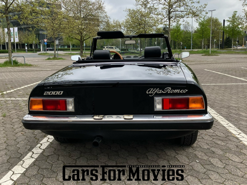 CarsForMovies | Alfa Romeo 2000 Spider 1980 Italien Schwarz Schwarz Zivilfahrzeug Cabrio Niedersachsen 7173 